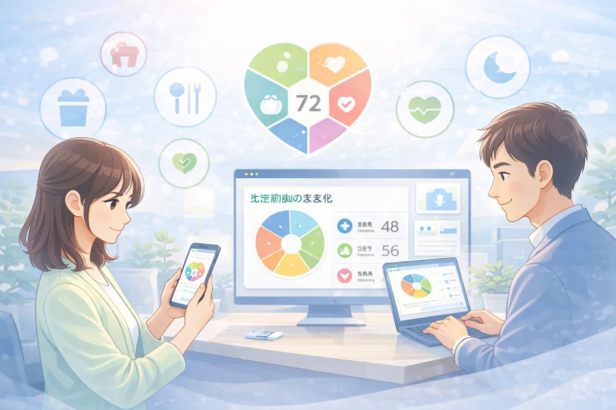 食生活の統計診断のイメージ